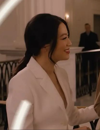 Partner Track Ingrid Yun White Blazer