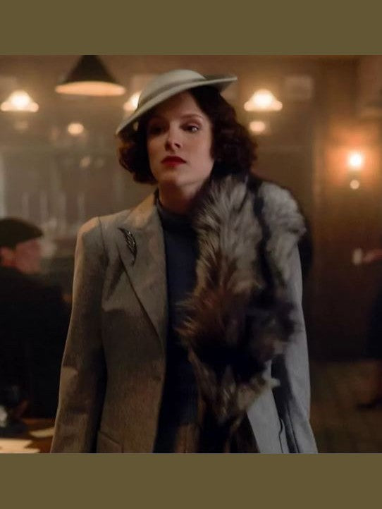 Peaky Blinders Ada Shelby S06 Grey Blazer