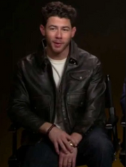 Power Ballad Nick Jonas Leather Jacket