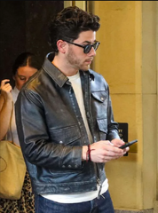 Power Ballad Nick Jonas Leather Jacket