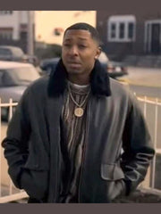 Power Book III Lou-Lou Black Bomber Jacket