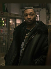 Power Book III Lou-Lou Black Leather Jacket