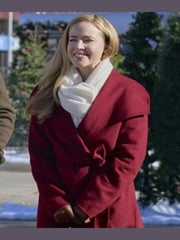 Project Christmas Wish Lucy Maroon Coat