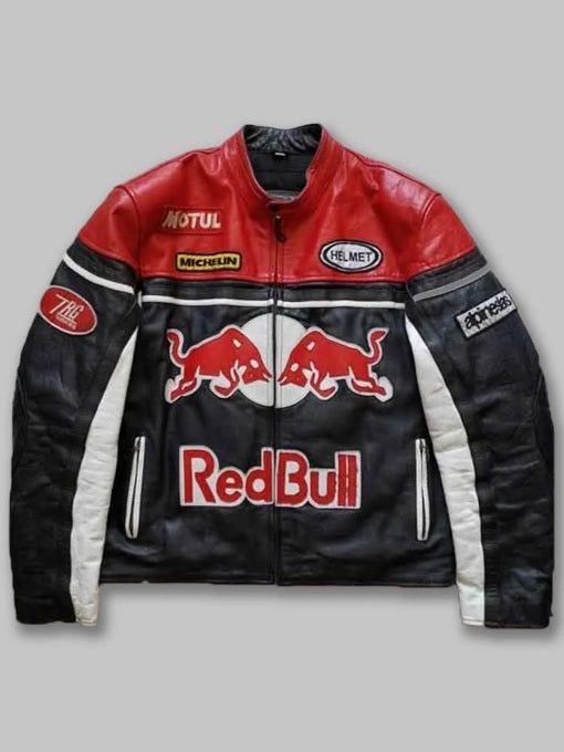 RED BULL Racing Leather Jacket