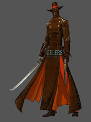 Red Steel 2 Swordsman Last Kusagari Cosplay Costume Jacket