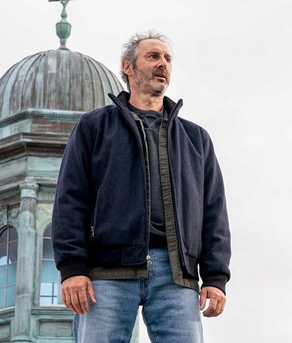 Manifest Richard Topol Blue Bomber Jacket