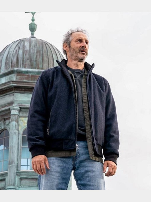 Manifest Richard Topol Blue Bomber Jacket