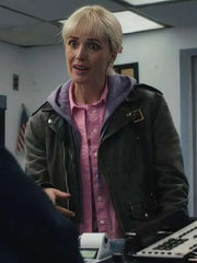 Rose Byrne Tow Leather Jacket