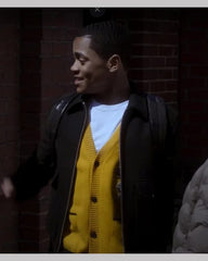 Power Book II S02 Tariq St Patrick Black Cotton Jacket