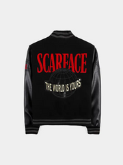 Sp X Scarface Black Varsity Jacket