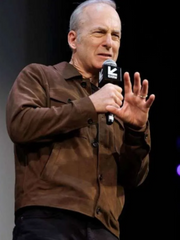 SXSW 2026 Bob Odenkirk Brown Suede Jacket