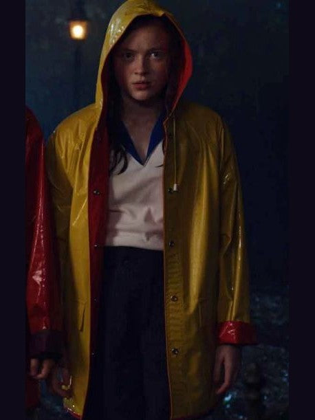 Stranger Things S04 Max Mayfield Yellow Rain Coat