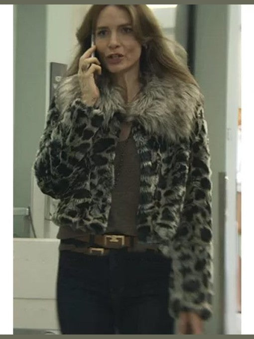 You Season 3 Dottie Quinn Leopard Fur Jacket