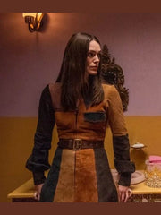 Misbehaviour Keira Knightley Suede Leather Coat