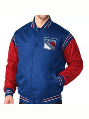 New York Rangers Full-Snap Jacket