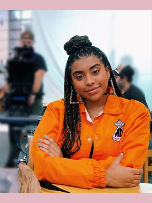 Saved by the Bell Aisha Garcia Orange Jacket