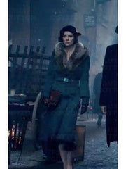 Peaky Blinders S5 Ada Shelby Fur Collar Long Coat