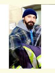 Shia LaBeouf Pieces of a Woman Plaid Jacket
