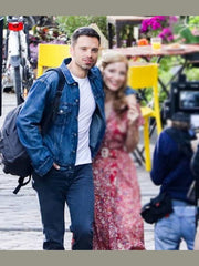 The 355 Sebastian Stan Denim Jacket