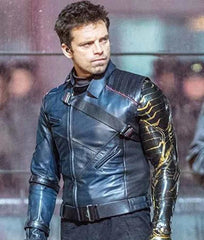 The Falcon and the Winter Soldier Bucky Barnes Leather Jacket