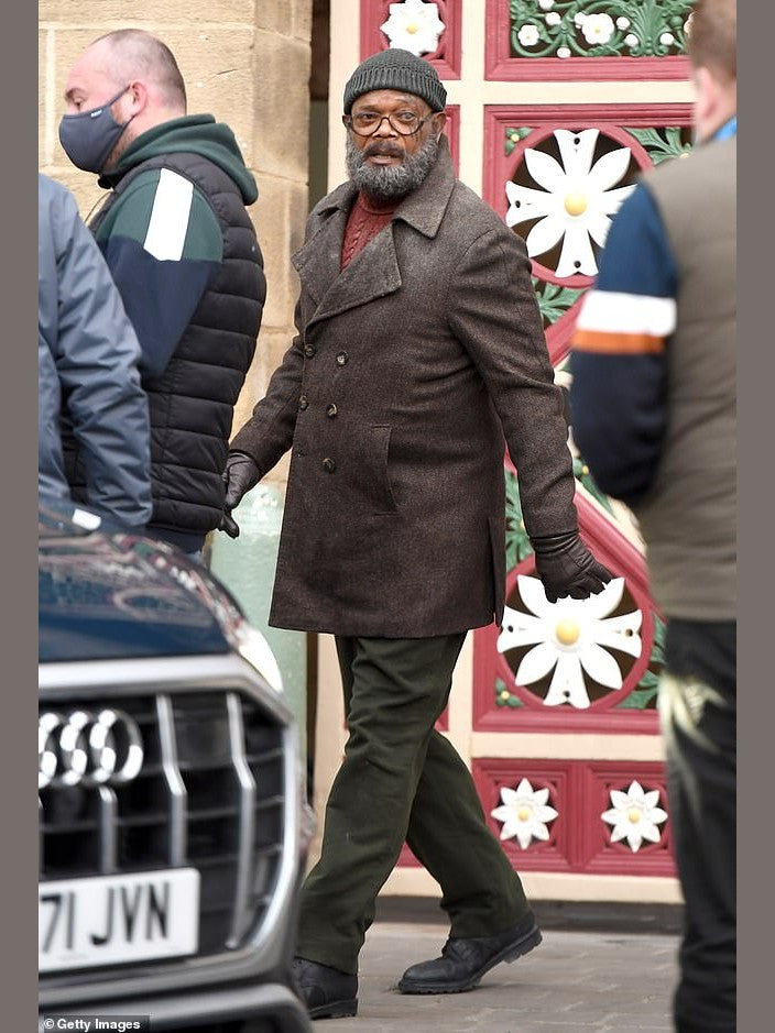 Secret Invasion Nick Fury Brown Coat