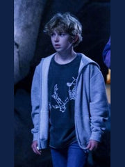 Secret Headquarters Walker Scobell Grey Hoodie