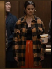Selena Gomez Only Murders In The Building Mabel Plaid Coat