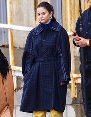 Selena Gomez Only Murders in the Building Blue Coat