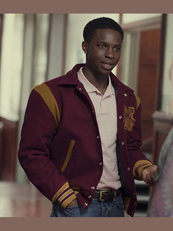 Sex Education Jackson Marchetti Varsity Jacket