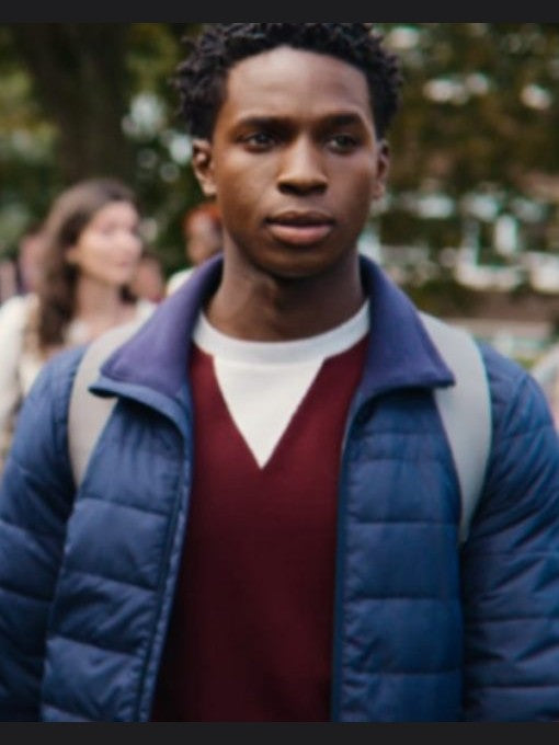 Sex Education S03 Jackson Marchetti Quilted Jacket