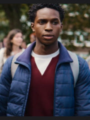 Sex Education S03 Jackson Marchetti Quilted Jacket