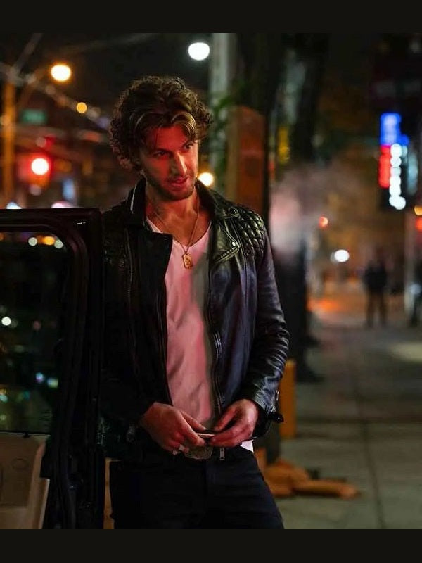 Sex/Life Brad Simon Black Leather Jacket