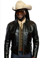 Shaboozey iHeartRadio Music Awards Leather Jacket