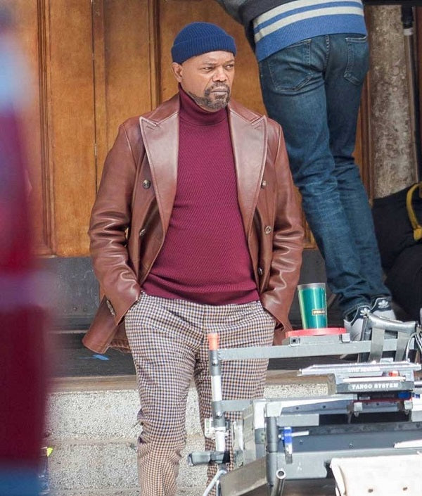 Shaft Samuel L. Jackson Leather Blazer