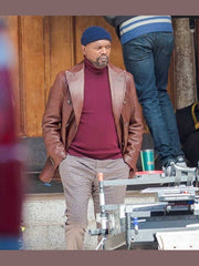 Shaft Samuel L. Jackson Leather Blazer