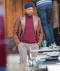 Shaft Samuel L. Jackson Leather Blazer