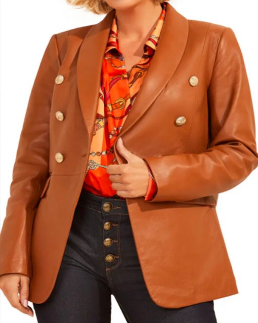 Young and the Restless Sharon Collins Leather Blazer