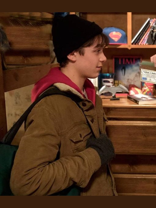 Shazam Asher Angel Brown Jacket