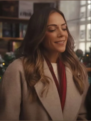 The Christmas Ring Jana Kramer Trench Coat