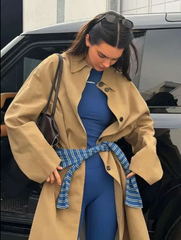 Kendall Jenner LA Brown Coat