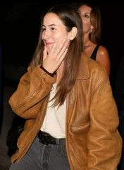 Los Angeles Alana Haim Leather Jacket