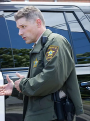 Sheriff Country Matt Lauria Green Jacket