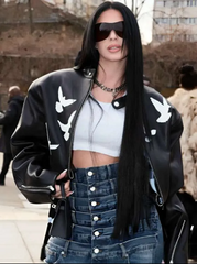 PFW 2026 Camilla Araujo Leather Jacket