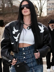 PFW 2026 Camilla Araujo Leather Jacket