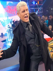 SmackDown 2025 Cody Rhodes Black Coat
