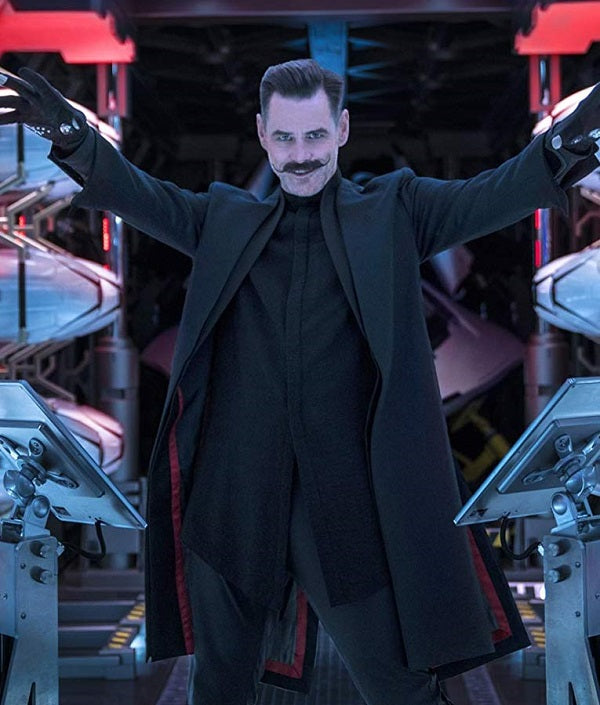 Sonic The Hedgehog Jim Carrey Trench Coat