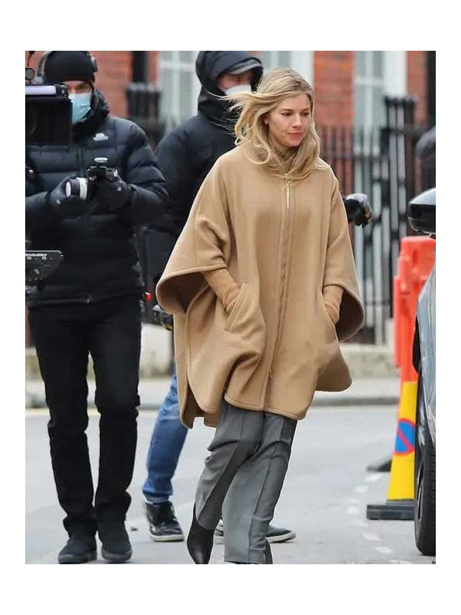 Anatomy Of A Scandal 2022 Sienna Miller Poncho