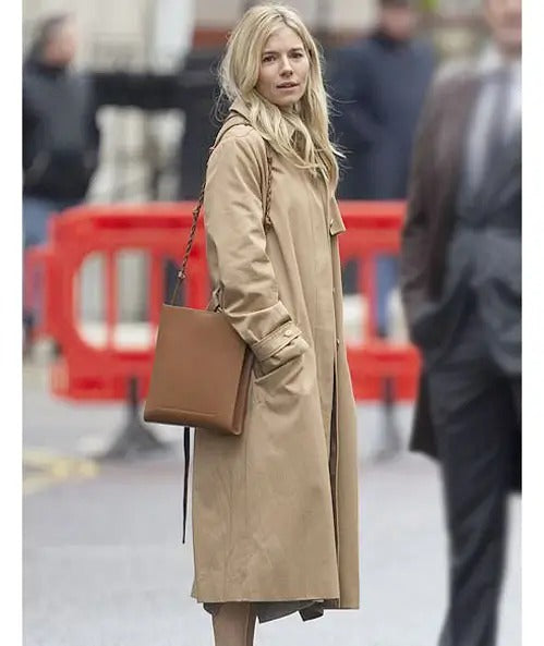 Anatomy of a Scandal Sienna Miller Beige Coat