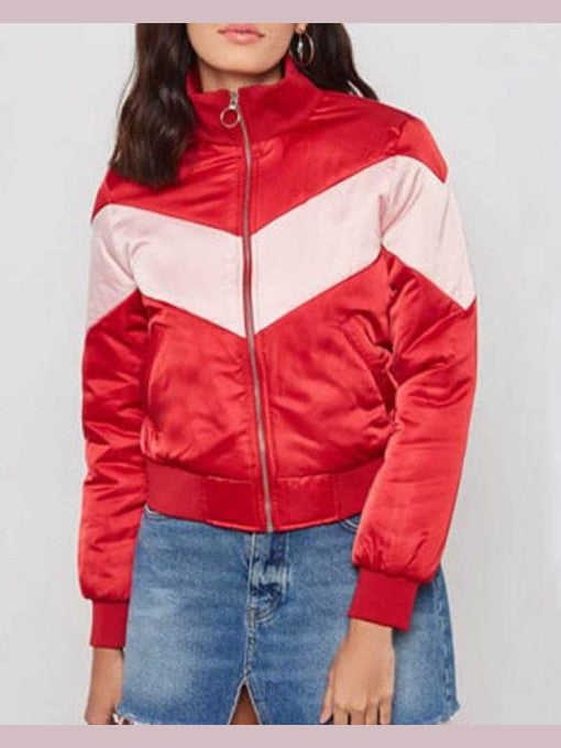 Spinning Out Serena Baker Bomber Jacket