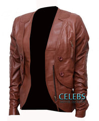 Stana Katic Castle Kate Beckett Stylish Design Coat